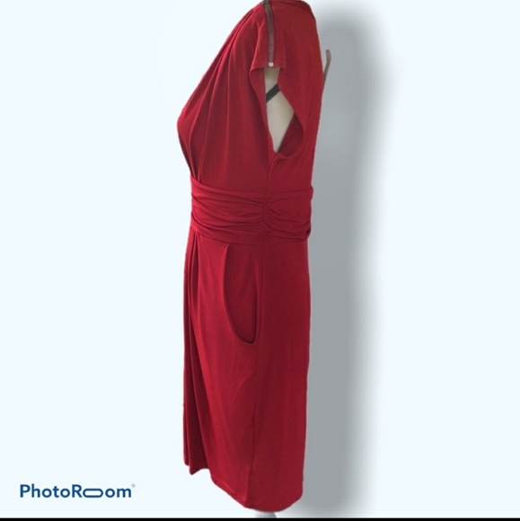 ❣Scarlet Red Wiggle Dress ❣ - Picture 3 of 9